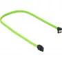 SATA-kabel Sharkoon SATA 3 0,45 m 7-pins zwart groen
