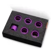 EK Water Blocks EK-Quantum Torque Compressieringen STC 16, Paars, 6-pack