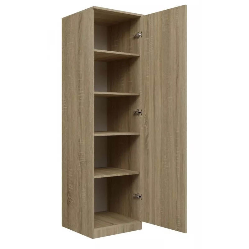 Kledingkast Topeshop SD-50 SON KPL 5 planken 1 deur eiken