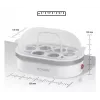 Eierkoker Bomann EK 5022 CB 6 ei(eren) 400 W zilver transparant wit