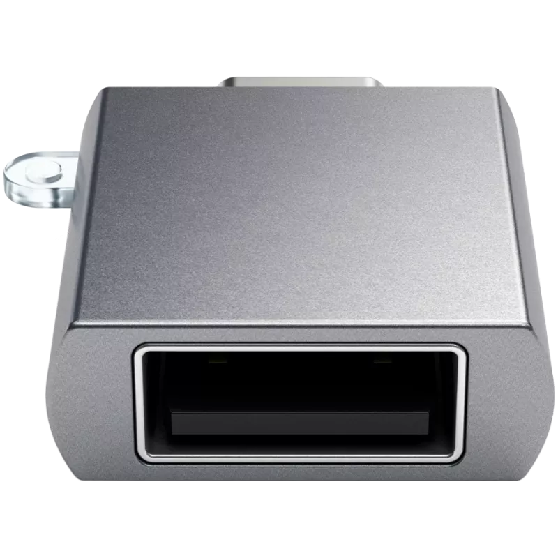 Satechi USB-C naar USB 3.0-adapter Space Gray stijlvol design & hoge kwaliteit - compact design - - - (179979)