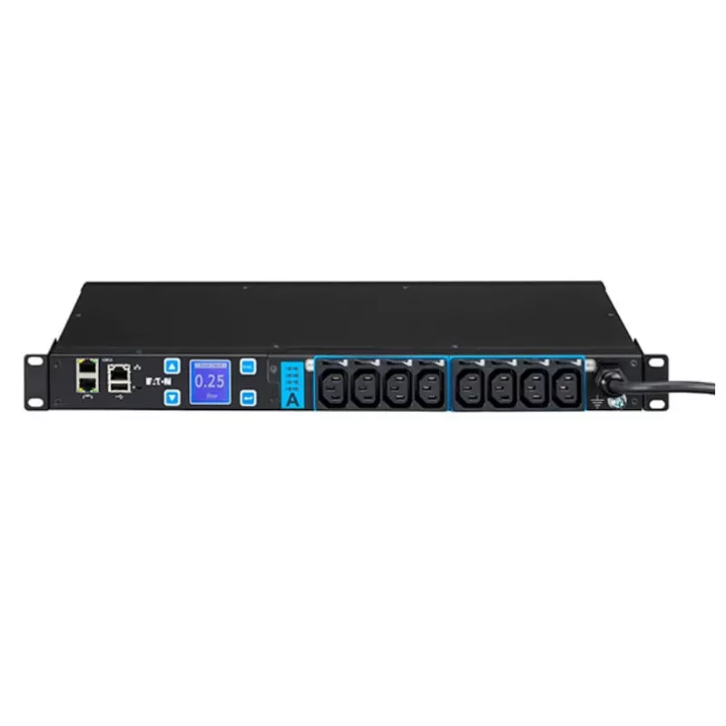 Eaton EMAH28 Power Distribution Unit (PDU) 8 AC-uitgangen 1U Zwart