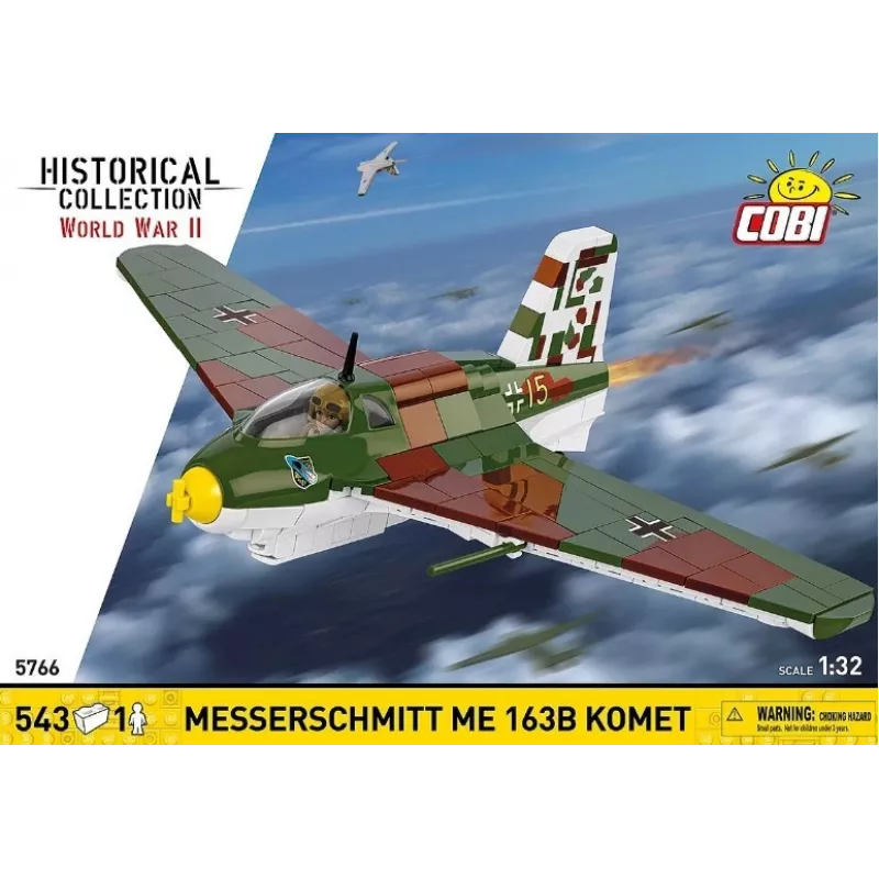 Bouwstenen Messerschmitt Me 163B Komet 543 onderdelen