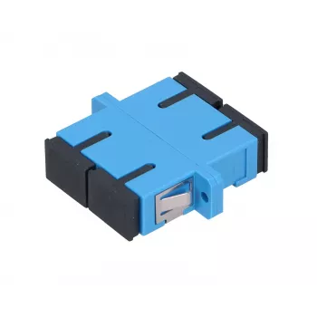 Glasvezeladapter Extralink SC/UPC singlemode duplex, blauw, SC/UPC-aansluitingen