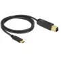 USB-kabel DeLOCK 83675 USB 3.2 Gen 2 1 m USB-C USB-B zwart
