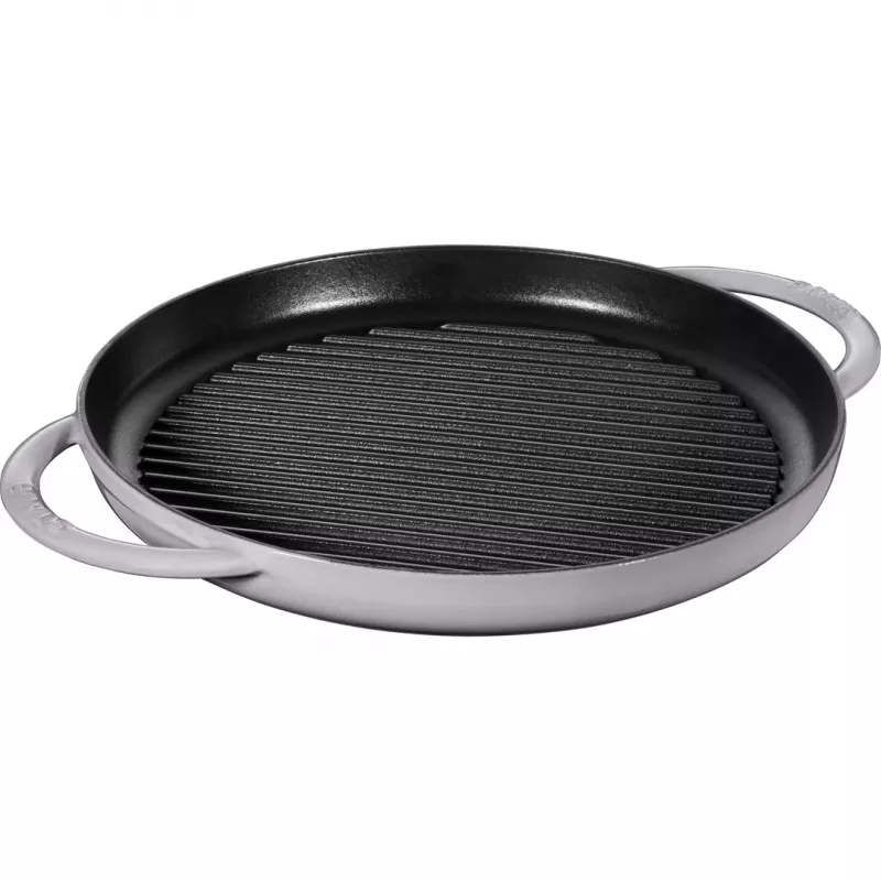 Grillpan ZWILLING STAUB rond 30 cm grijs