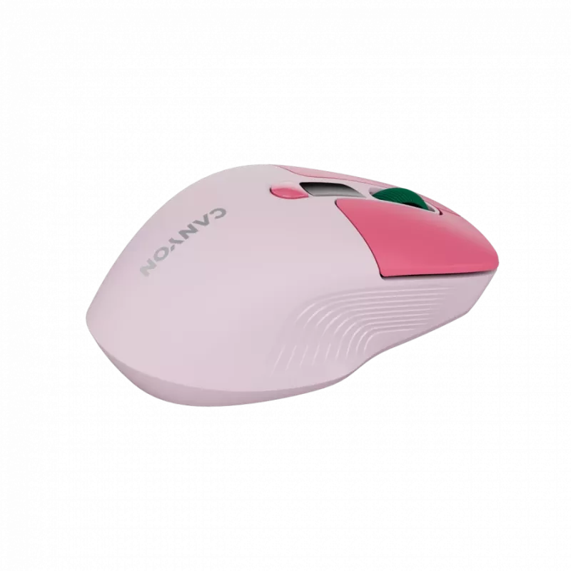 Canyon MW-26 - 2in1 draadloze optische muis Bluetooth / 2,4 GHz - stil - roze