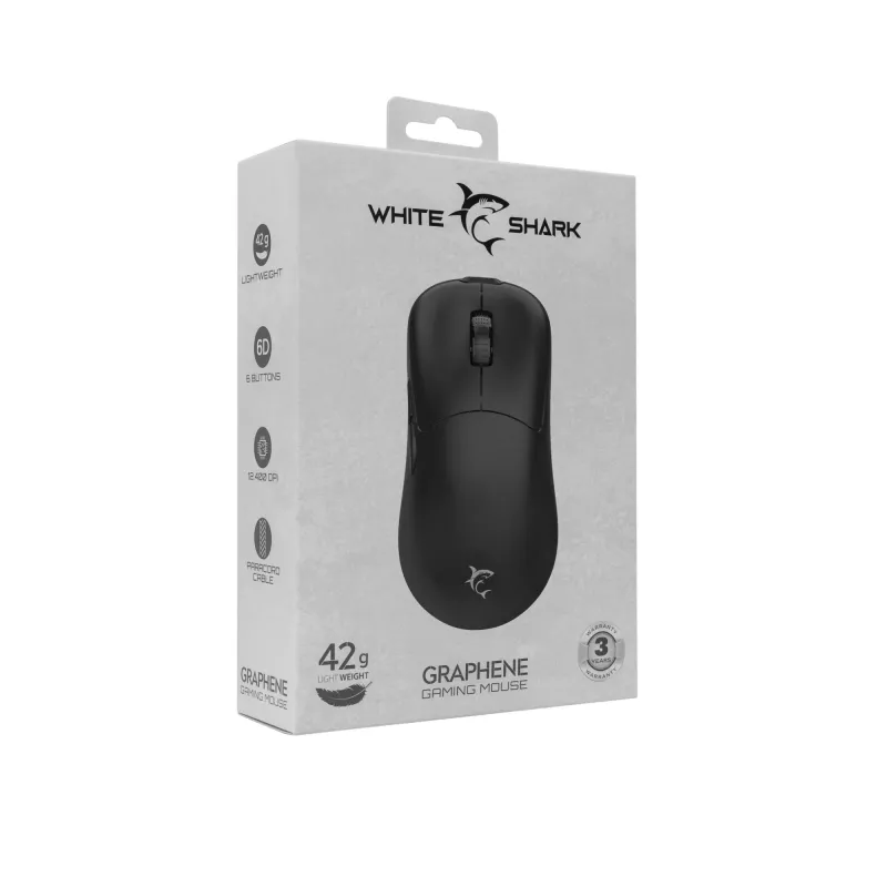 Muis White Shark GM-5014 Graphene zwart USB