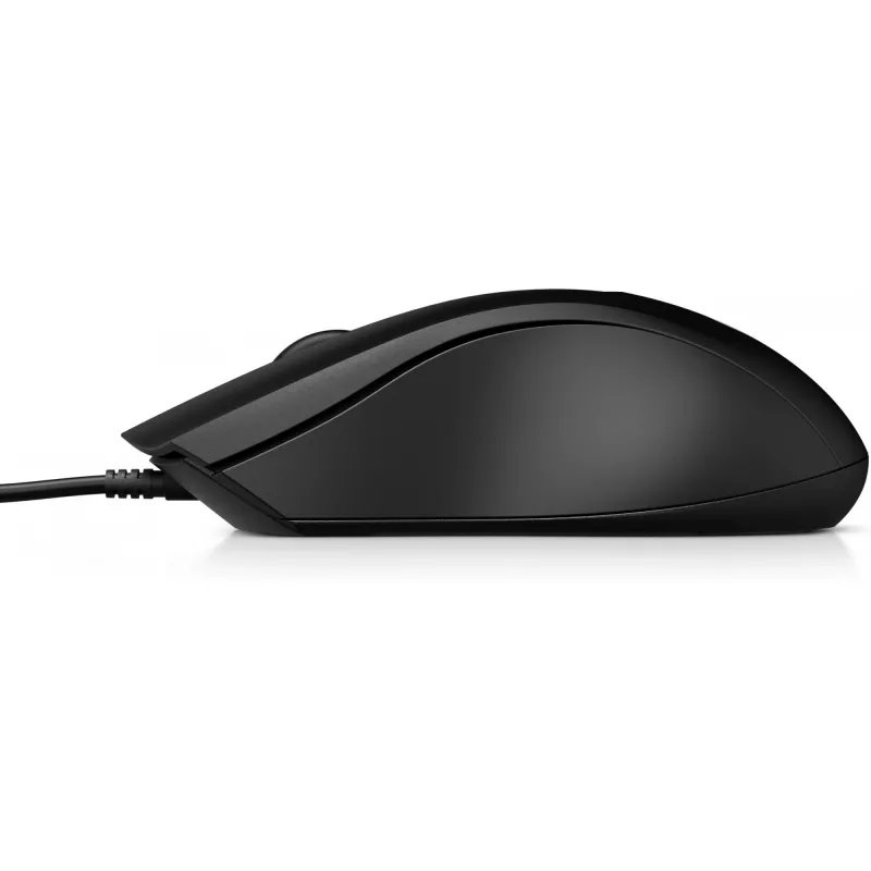 HP bedrade muis 105, dubbelhandig, optisch, USB Type-A, 1600 DPI, zwart