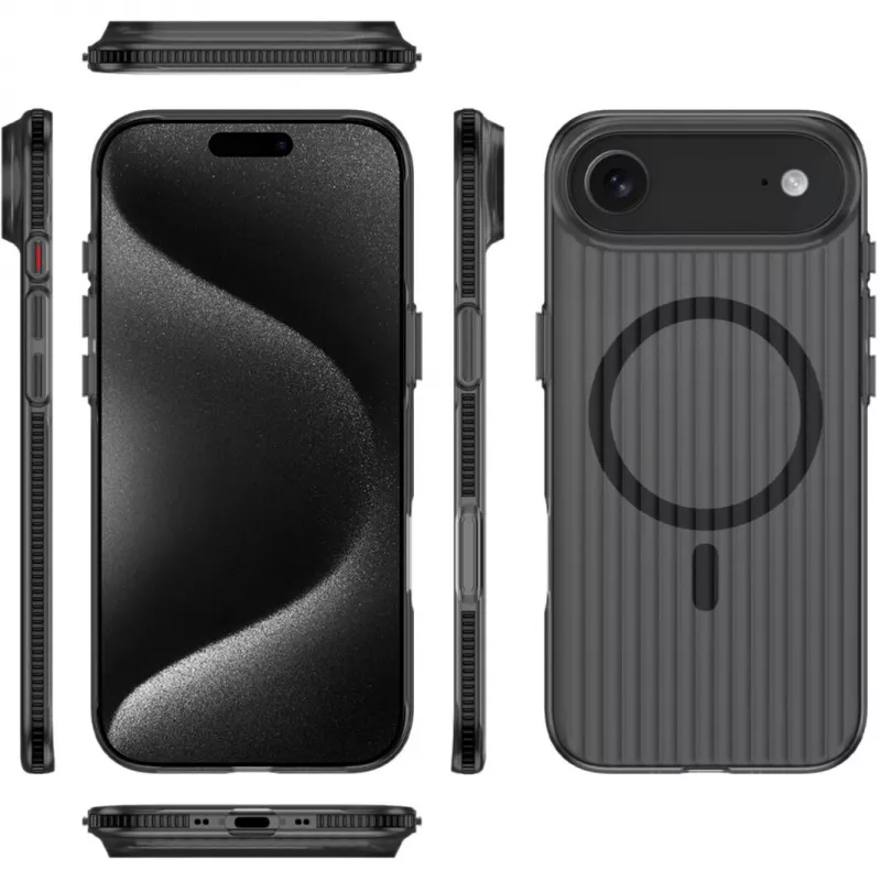 4smarts 541640 Design Case Aero hoesje voor iPhone Air (iPhone 17 Air), zwart