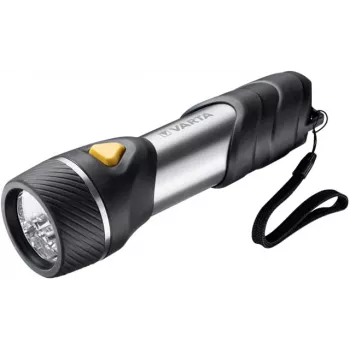 Handzaklamp Varta Day Light Multi LED F30 zwart zilver geel