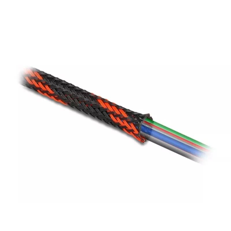 Kabelslang DeLOCK 20753 zwart rood