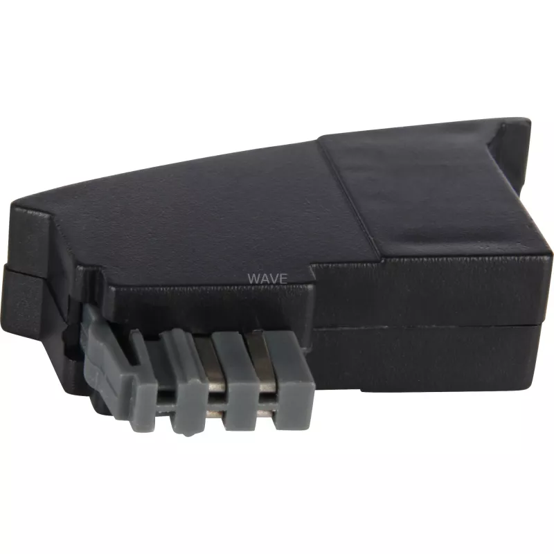 Goobay 50308 TAE-telefoonadapter, TAE-N-stekker naar RJ11-aansluiting, zwart