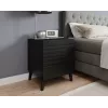 Cama Meble NOVA nachtkastje, 44×40×52 cm, mat zwart