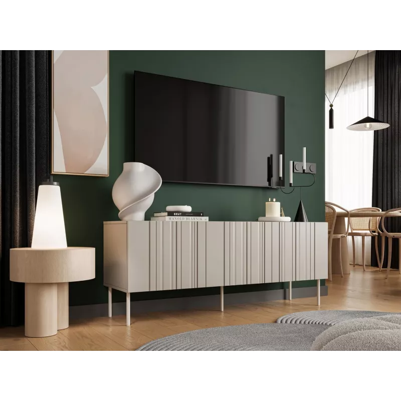 Cama RTV-meubel ISLA 150.5x40x60 kasjmier mat