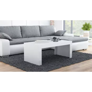 Cama TESS120 BI/BI salontafel / bijzettafel / hoektafel salontafel rechthoekige vorm 2 poot/poten