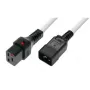Microconnect MC-C19C20LOCK-2M-W kabel vergrendeling C19 naar C20 2 m