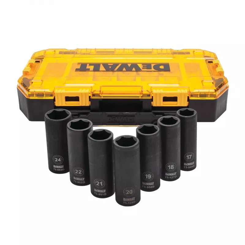 Dopsleutelset DeWALT DWMT74737-0 7 stuks