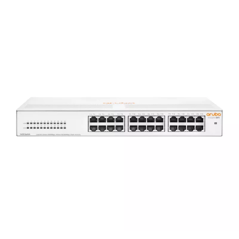 HPE Aruba Networking Aruba Instant On 1430 24G unmanaged L2 Gigabit Ethernet (10/100/1000) 1U wit