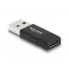 DeLOCK 60001 adapter USB A USB C zwart