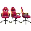 Pc-gamingstoel Subsonic SA5573-W1 gevoerde zitting blauw rood geel