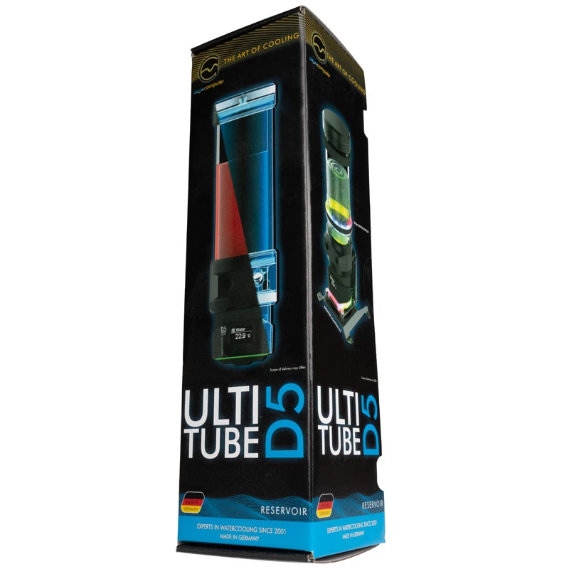 Aqua Computer ULTITUBE D5 200 Pro processor vloeistofkoelset zwart, transparant 1 stk.