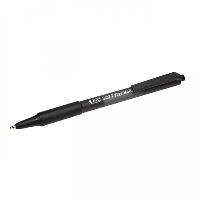 BIC balpen SOFTFEEL CLIC 1,0 mm, zwart, 1 stuks 914360