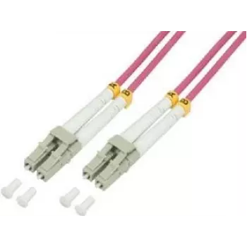 LogiLink FP4LC11 glasvezelkabel 100 m OM4 roze (FP4LC11)