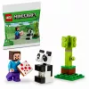LEGO Minecraft Steve en Baby-Panda 30672 polybeutel