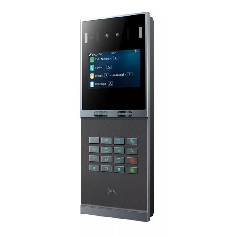 Fanvil i66 video-intercom 2 MP 10,2 cm 4 inch zwart grijs