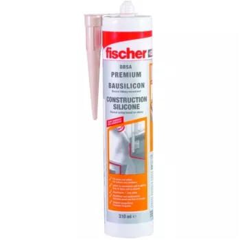 Siliconenkit Fischer 53091 310 ml wit