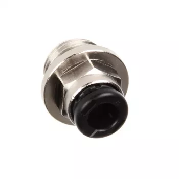 aqua computer Aansluiting recht G1/4 inch buitendraad op 6 mm ID - Zilver
