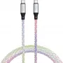 4smarts 541440 RGBCord USB-C-naar-USB-C-kabel, USB 2.0, 60W, 1,5 m