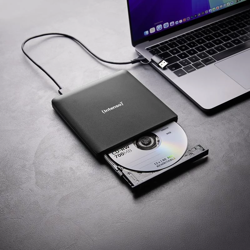 Intenso EOD 500BD Slim externe Blu-ray-brander, USB 3.2 Gen 1, zwart