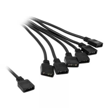 RGB-splitter kabel EK Water Blocks EK-D-RGB 6-voudig D-RGB splitterkabel