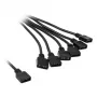 RGB-splitter kabel EK Water Blocks EK-D-RGB 6-voudig D-RGB splitterkabel