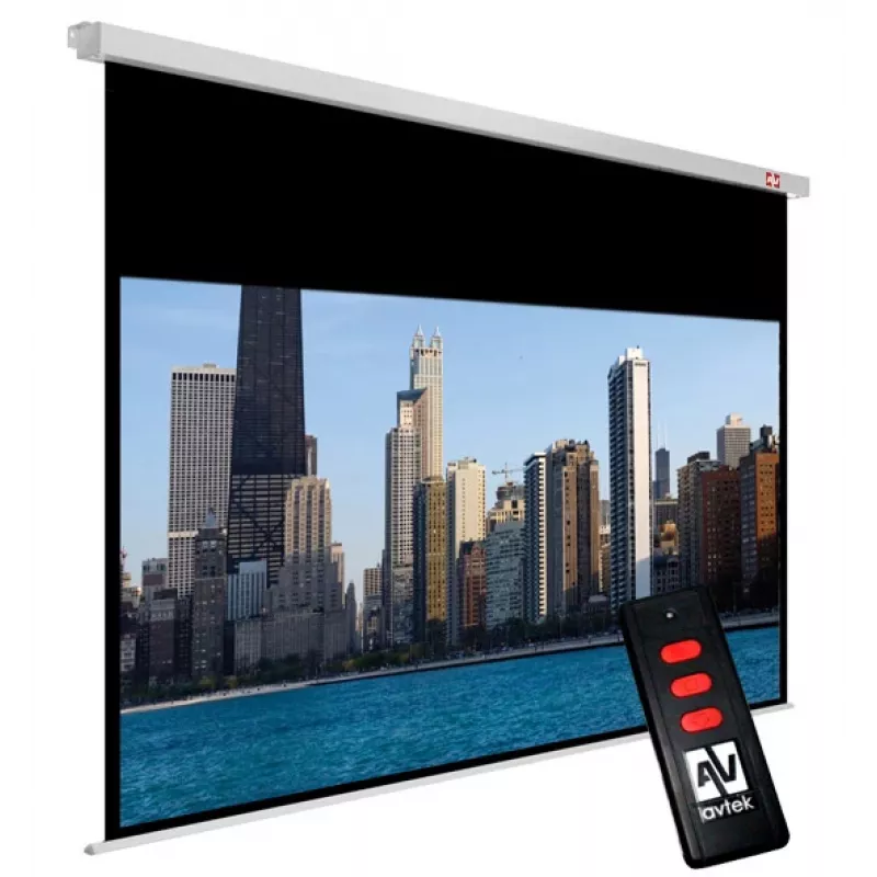 Elektrisch projectiescherm Avtek Cinema Electric 200 (200 x 200 cm) - 16:9