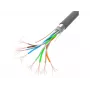 Netwerkkabel LANBERG LCF5-11CC-0305-S Cat5e F/UTP, 24 AWG CCA, 305 m, grijs