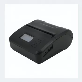 Thermische mobiele bonprinter ALLNET ALL-PM01 — USB, RS232, Bluetooth, 80 mm, zwart
