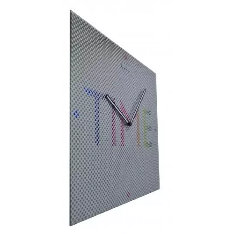 NeXtime klok 8165 Mistery - Time, 43x43 cm, wand, metaal