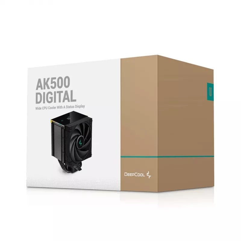 Luchtkoeler DeepCool AK500 Digital 12 cm zwart 2,19 mmH2O
