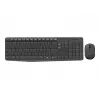 Logitech toetsenbord MK235 draadloos KBD+Muis grijs CZ