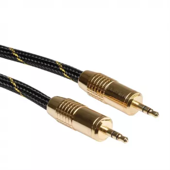 ROLINE GOLD 3,5 mm audio-verbindingskabel stekker / stekker 5,0 m (11.09.4285)
