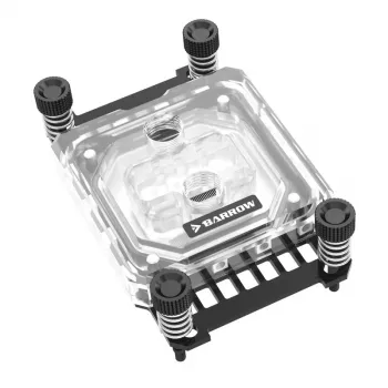 Waterblock Brimarex BARROWCH LTYK3A-04 V2 voor AMD socket AM4/AM5, acryl, zwart
