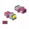 Glasvezelkoppeling DeLOCK 86891 SC simplex bus naar SC simplex bus multimode violet