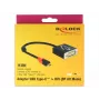 Videokabel-adapter DeLOCK 61213 USB Type-C naar DVI 0,2 m zwart
