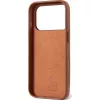 Mujjo Full Leather Case MagSafe hoes voor iPhone 17 Pro bruin
