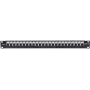 Intellinet patchpanel, Cat6, UTP, 24 poorten, 1U, vergrendelfunctie, top-entry LSA-legbalk, zwart