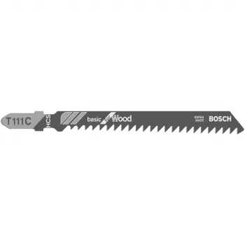 Bosch T 111 C decoupeerzaagblad van koolstofstaal (HCS) 3 stuks