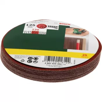 Schuuraccessoire-set Bosch 2 607 019 494 — pakket met 25 schuurbladen/accessoires